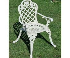 Cast Iron Chair With Arms Style H H65