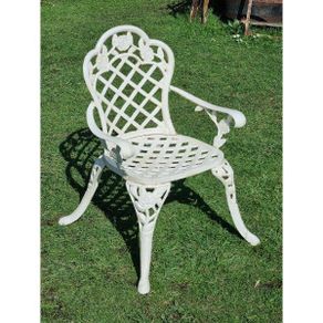Cast Iron Chair With Arms Style H H65