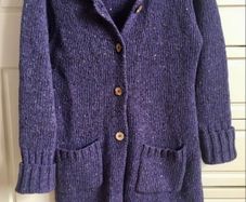 irish wool cardigan