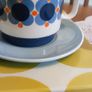 Orla Kelly Atomic Flower set of 2 Cappuccino Tea Cup& Saucers Set Image 6