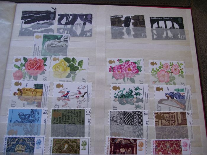 Collection of Mint Elizabeth II stamps, blocks and strips (1946-1990s)