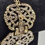 Erickson Beamon Gold Tone Crystal Statement Bracelet Image 6