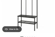 Ikea Nipasen Coat rack and bench