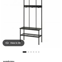 Ikea Nipasen Coat rack and bench