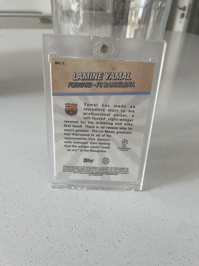 football card Lamine Yamal