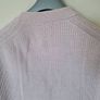 Cos pink cotton cardigan Size large ptp 24" button up in excellent condition Image 7