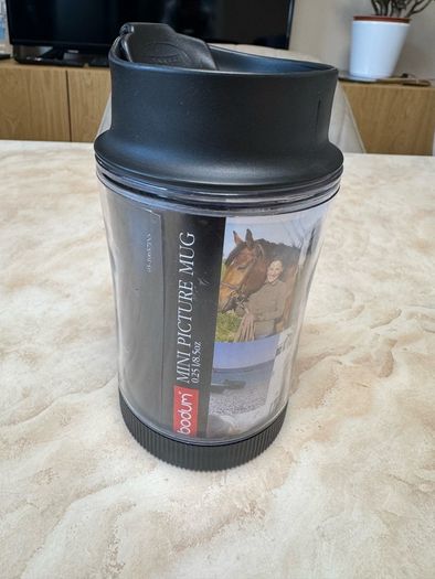 Small thermo mug-Insert your own picture.