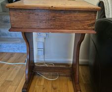 Antique school desk