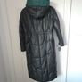 Black/Green Leather Coat Image 4