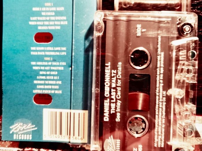 1990. Daniel O' Donnell. The Last Waltz. Cassette Tape.