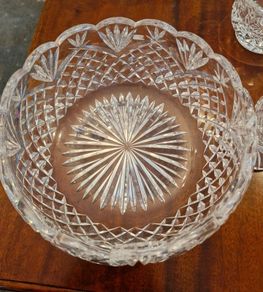 Stunning Vintage 9inch Waterford Crystal Serving Bowl