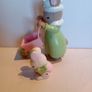 Vintage Tomy Story Book Wind Ups Mrs Rabbit and Bouncy Bunny Image 4