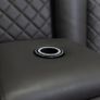 Ashbyrne electric Recliner Sofa 3+2 Dark grey Image 4