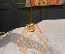 copper effect ceiling light