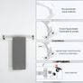 Mooche Chrome Towel Rail Wall Mounted 40cm Bathroom Hand Towel Holder - Brand New Image 3