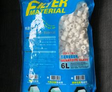 Aquarium filter media material Quartzite Glass
