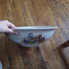 vintage ceramic washbowl