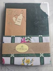 Vintage Apron and Glove set