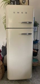 Smeg retro cream fridge