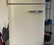 Smeg retro cream fridge