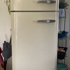 Smeg retro cream fridge
