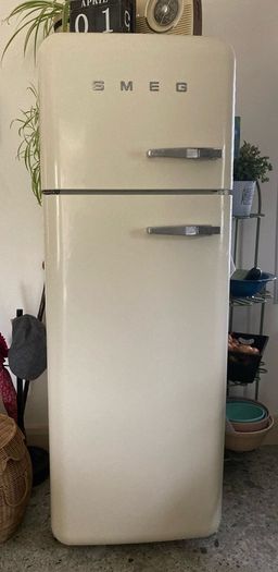 Smeg retro cream fridge