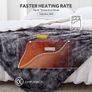 Warmrest Electric Blanket 1 to 10 Hours AutoOff Detachable Controller Machine Washable Grey Image 8