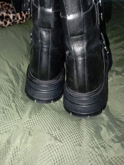 Zara genuine leather boots