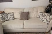 3 seater cream sofa for sale