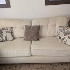 3 seater cream sofa for sale