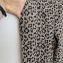 Leopard print cropped trousers Image 2
