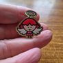 Vintage Little Red Haired Angel Pin Image 2