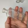 262 - Set of 5 Cork Top Vintage Universal Medicine Chemicals Clear Glass Decorative Collectible Bottles Image 6