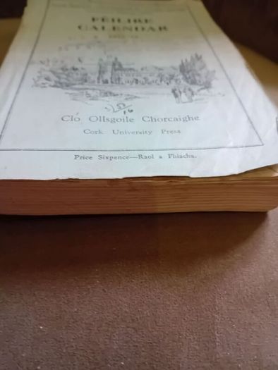 Ucc Feilire Calendar  1943/44