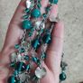 Vintage Art Glass Necklace. Image 4