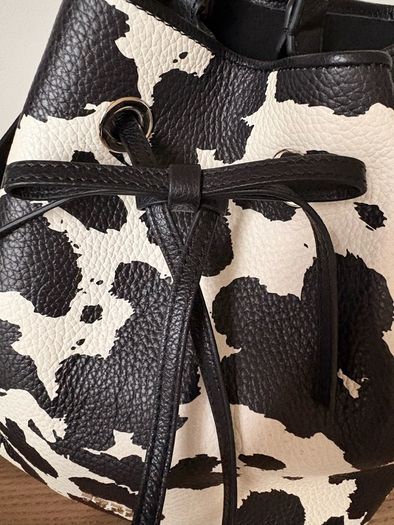 Furla cow print crossbody/shoulder bag