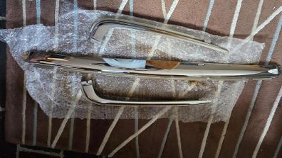 Mercedes SL R107 rear bumper chrome shells / cover
