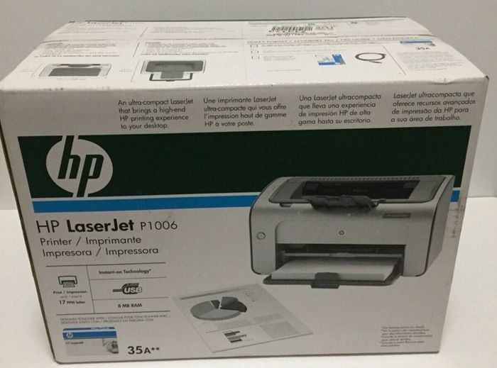 HP LaserJet P1006 Workgroup Laser Printer - BRAND NEW