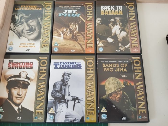 John Wayne War Movies DVD Box Set 6 movies