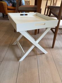 Folding butler tray