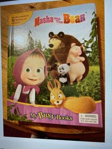 Masha & The Bear. ( My Busy Book)  plus figures.