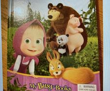 Masha & The Bear. ( My Busy Book)  plus figures.