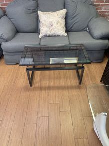 glass table