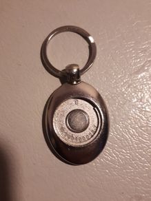 trolley token holder