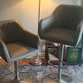 Leather bar stools Image 2