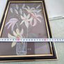 Lovely framed coloured chalk still life flower vase Image 2