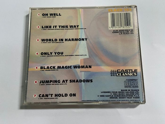 Fleetwood Mac Boston Live CD Peter Green