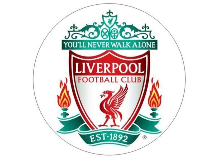 Liverpool football personalised edible cake topper 7'