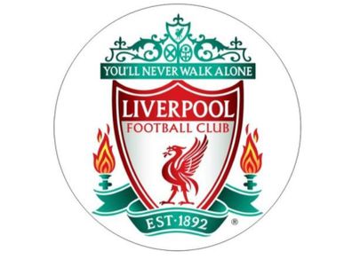 Liverpool football personalised edible cake topper 7'