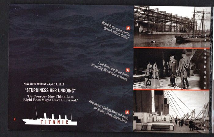 2012 Ireland 150th Anniversary of the Dublin Fire Brigade (DFB) Commemorative Stamp Booklet Mint Never Hinged (MNH)